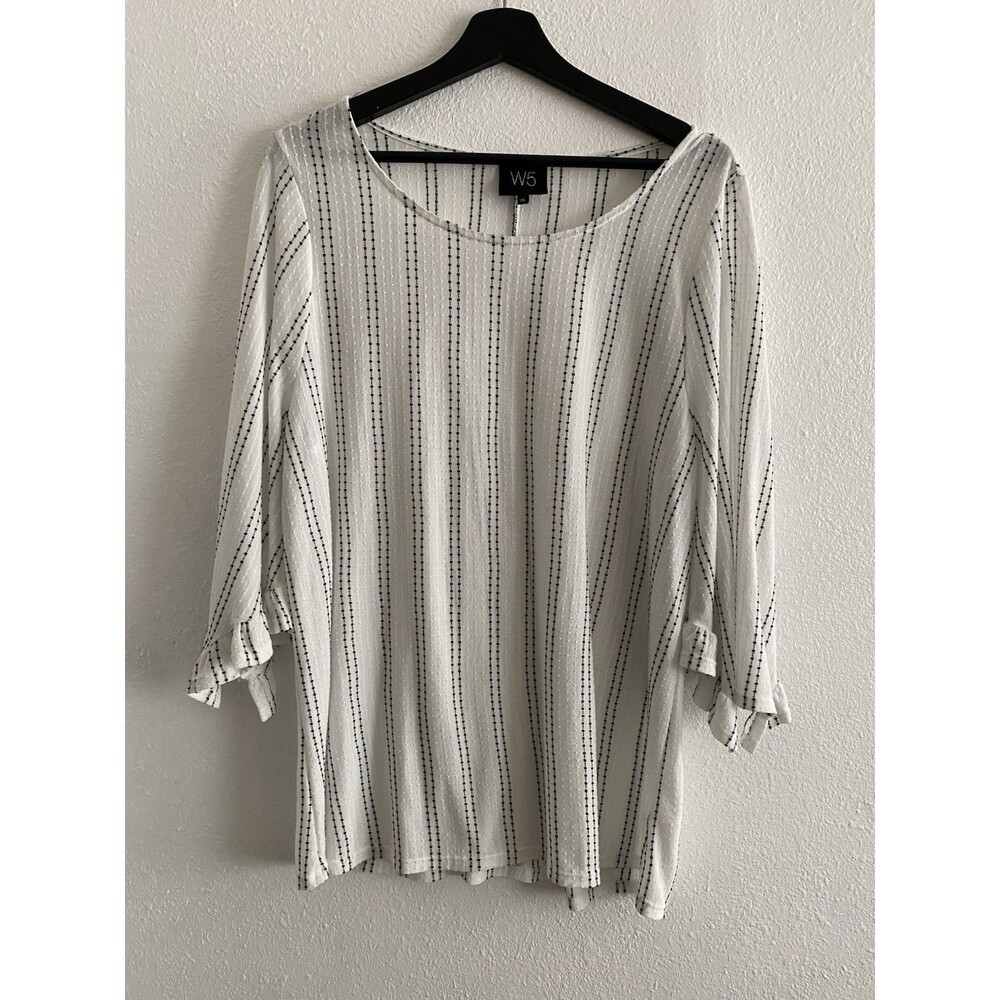 W5 Anthropologie Women’s 1x Textured Top Blouse Lightweight Festival Boho H13